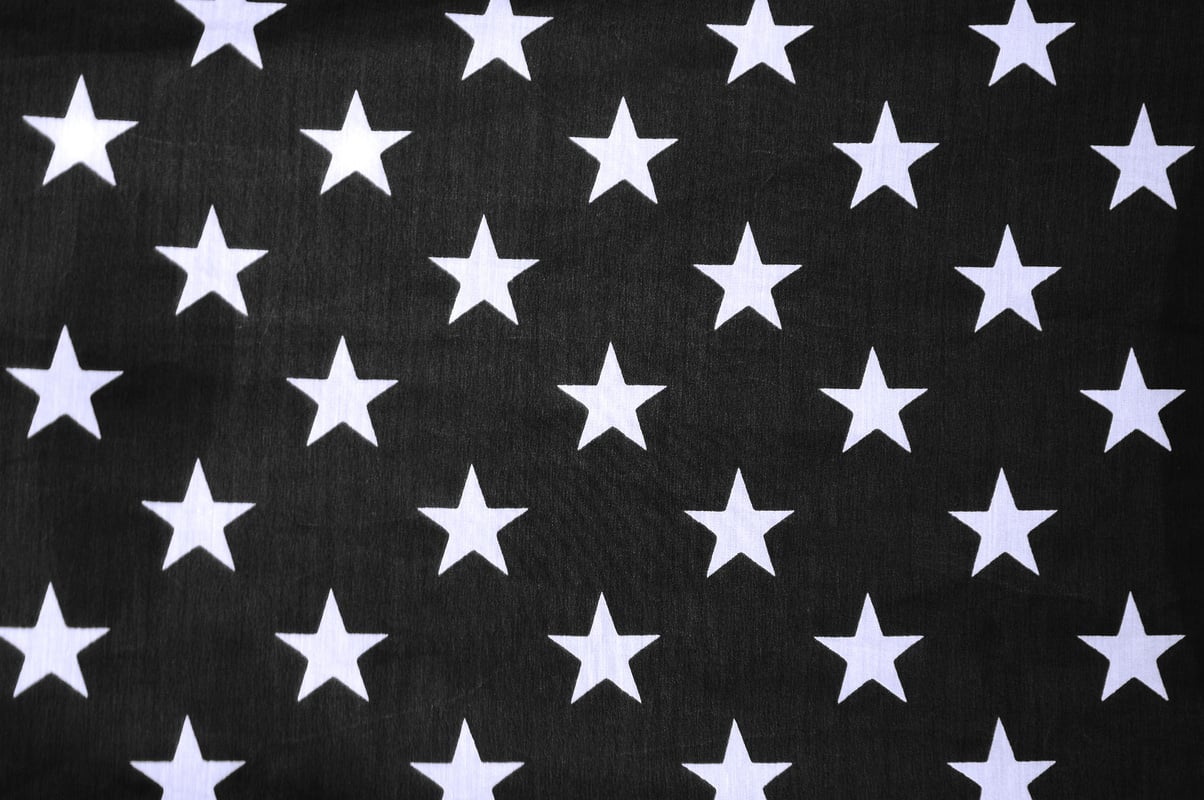 American Flag Blue White Stars